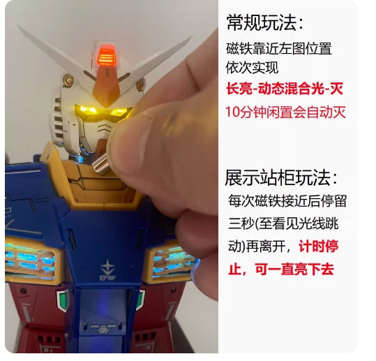 CA PGU PG unleashed 1/60 RX-78-2 RX78 2.0 LED SET EYE AND CHECK