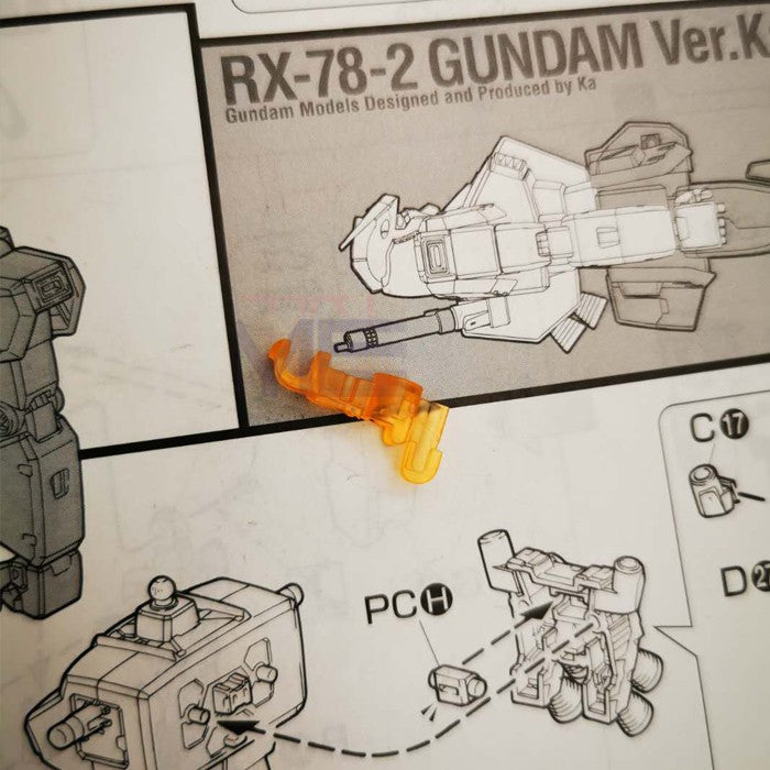 CA K3 J18 Parts for Bandai Gundam Pg Unicorn Banshee Phenex