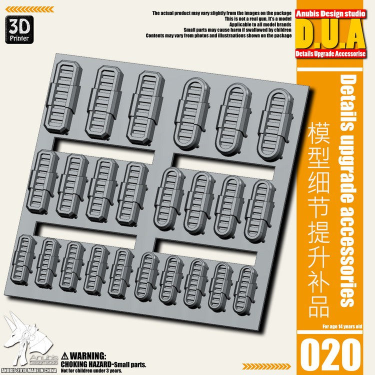 Anubis DUA001-020 details upgrade accessories reloading outer armor heat sink spout Collectibles