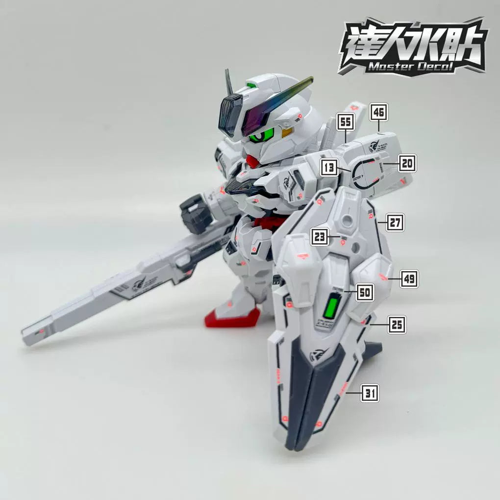 包邮 达人 MASTER S001 SD SDCS 异灵 女星魔女 模型 荧光 水贴 Collectibles