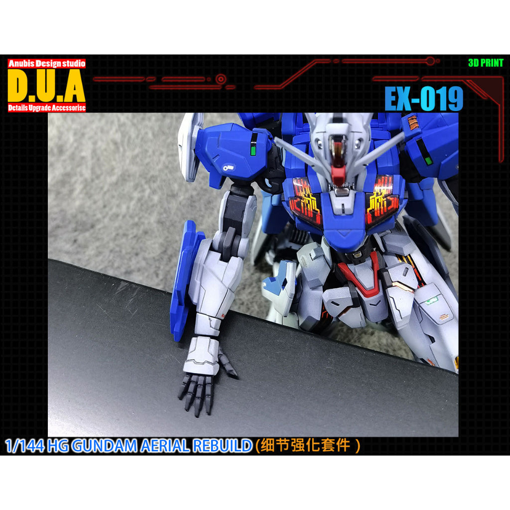 ANUBIS EX019 HG AERIAL REBUILD 3d Print detail parts upgrade Collectibles