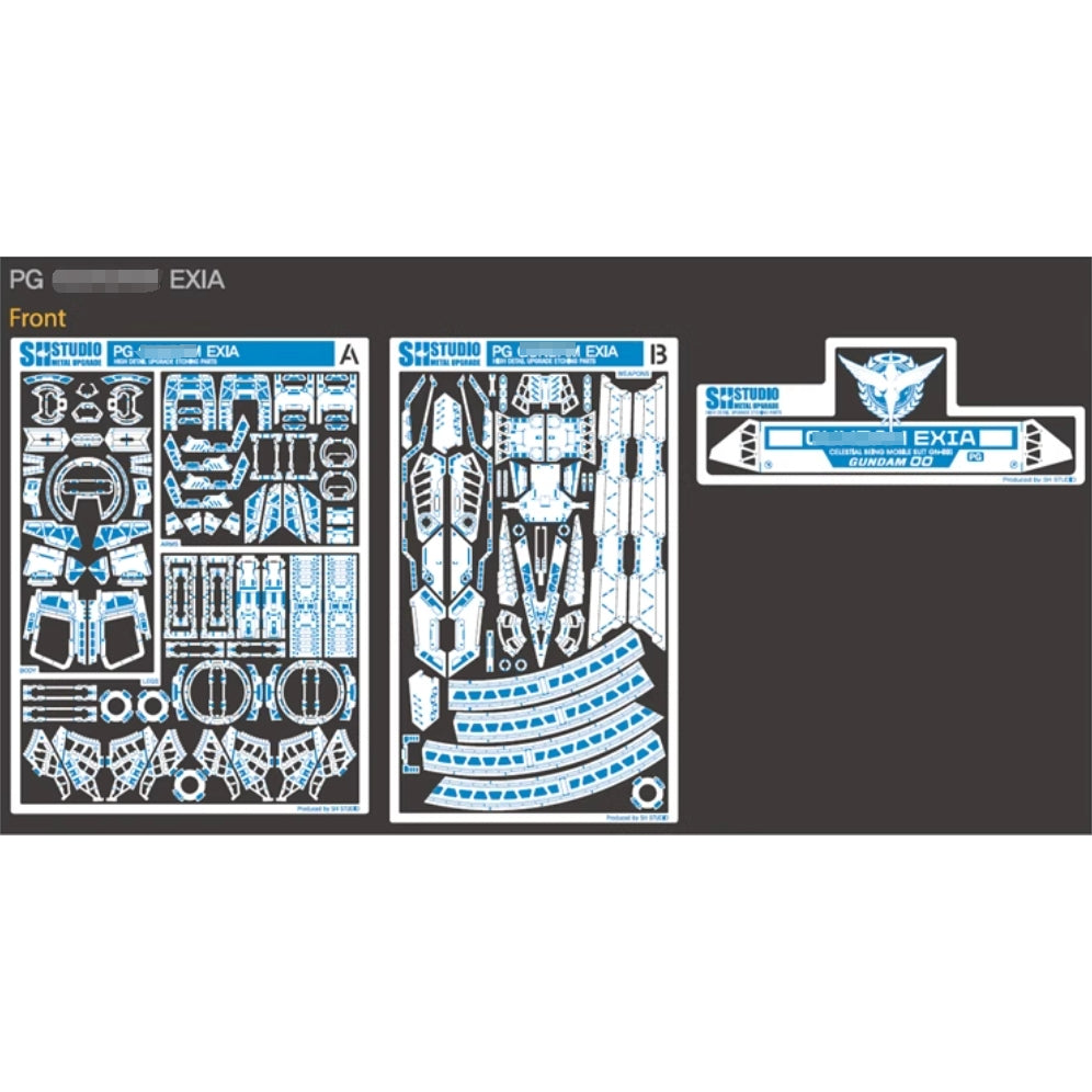 SH STUDIO Upgrade Etching Parts for PG 1/60 EXIA (Not include kits)