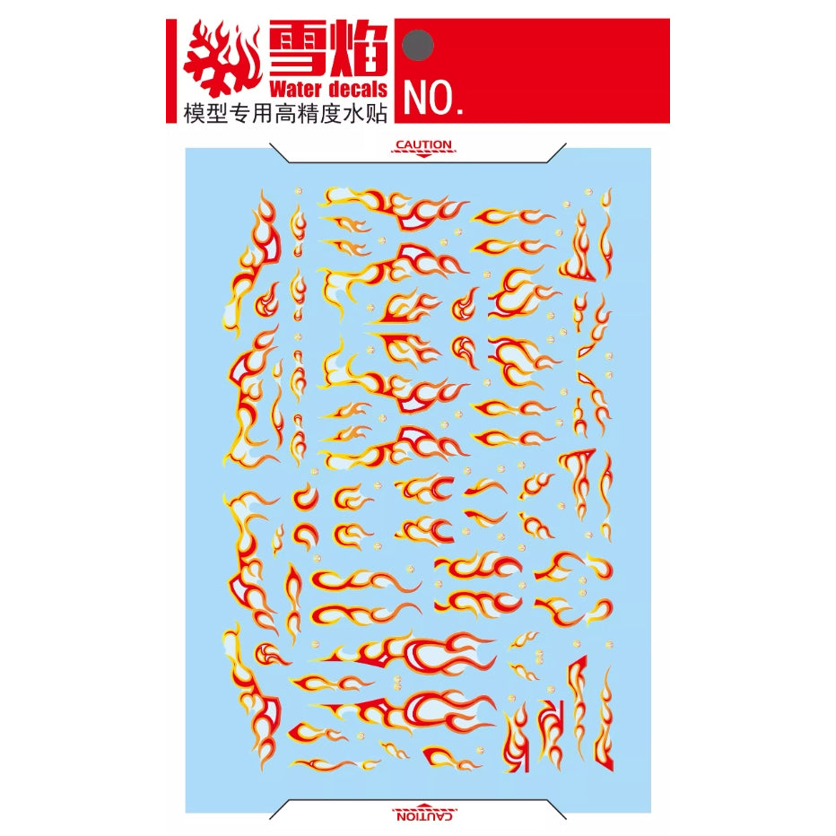 20250722 XUEYAN XY / SNOW FLAME Water Slide Decal MG-171 MG 1/100 CROSS CONTRAST COLORS Providence