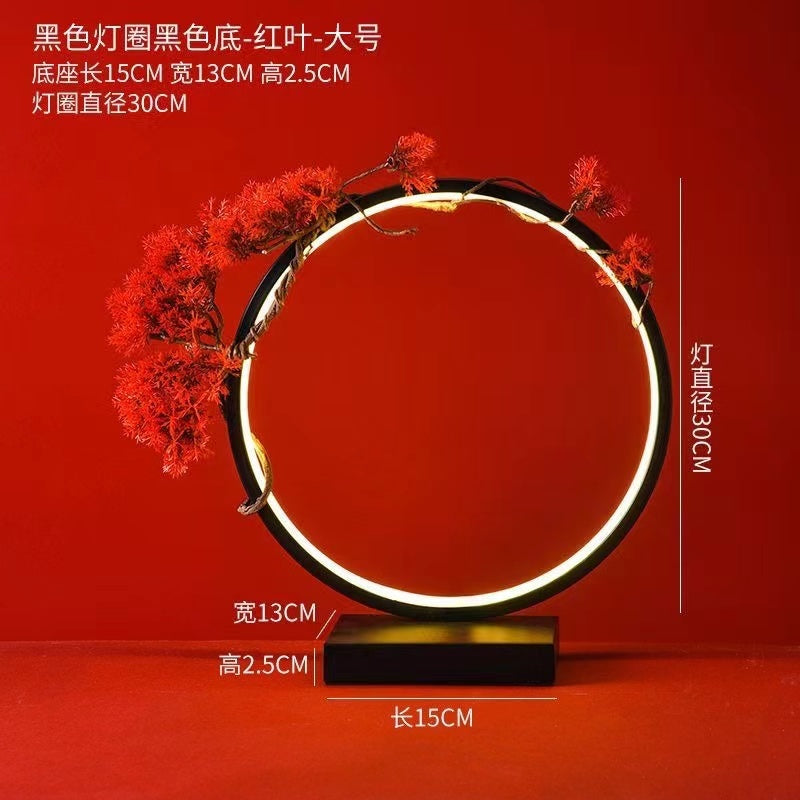 CALILY LED Light Ring Light Display Stand Motor Nuclear Aobing Weiyuan Caoren MG RED FRAME