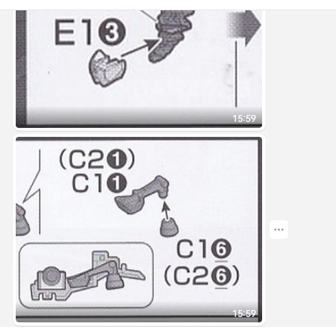 CB HGAC HG 11 butcher parts for Deathscythe