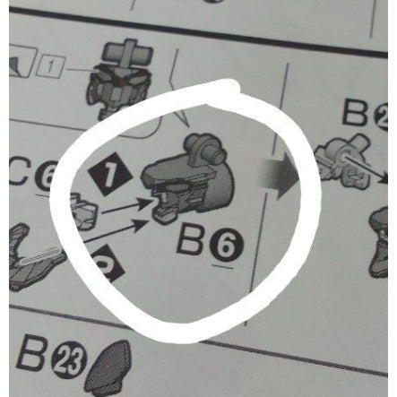 CB butcher parts for HG barbatos lupus C1 C2 C15 C16 D2