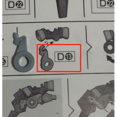 CB HG 06 1/144 butcher parts for TWFM 07 Pharact
