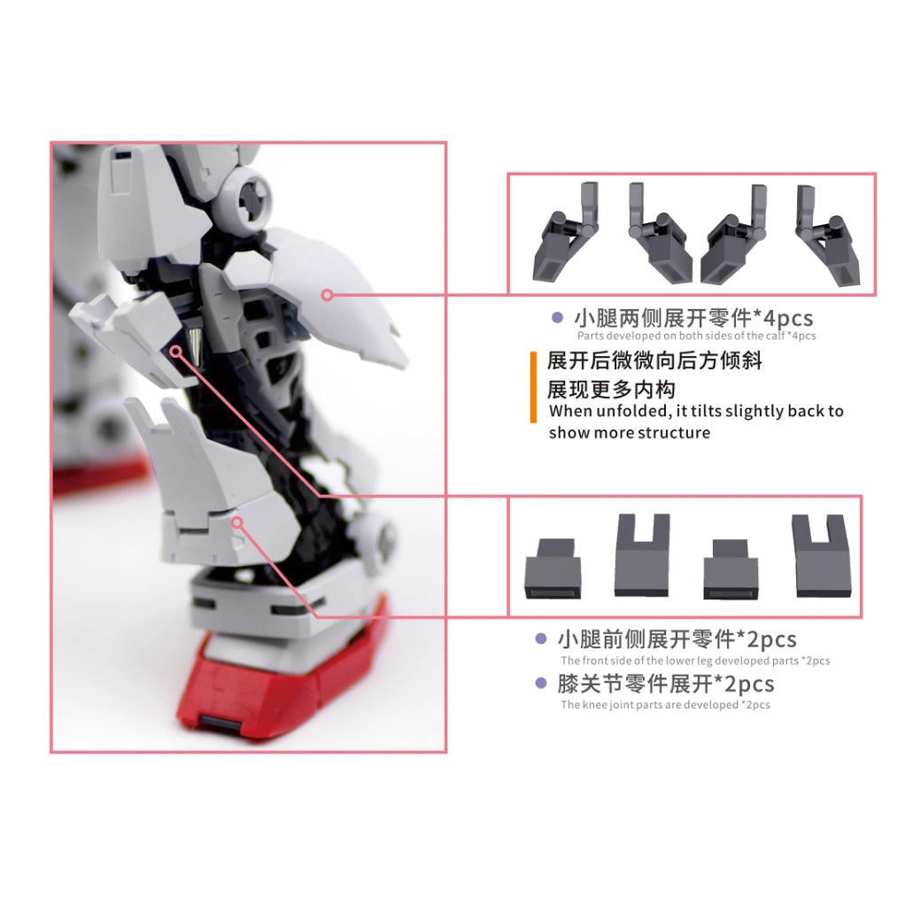 Newc Detail Upgrade Parts Styling Hands for RG RGU 1/144 RX-78-2 2.0