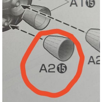 CB butcher parts for MG ZAKU 2 Psycho zaku ver.ka Q1-9 A2-7