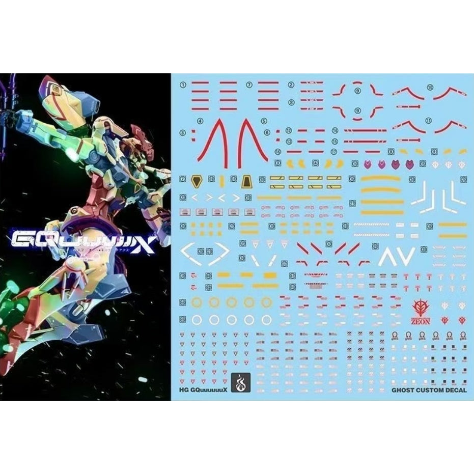 YAN decal Ghost Water Slide for HG 1/144 GQuuuuuuX (YANHG107) 20250721