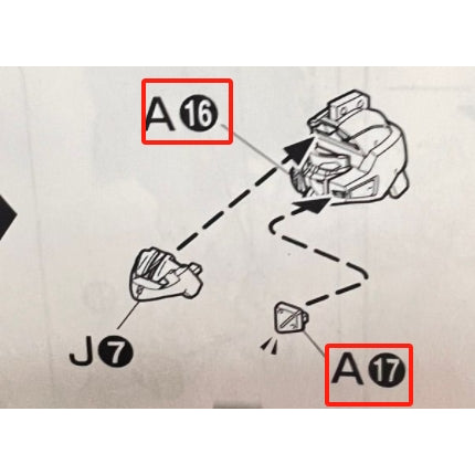 CB MG 23 1/100 Buster butcher replacement spare parts