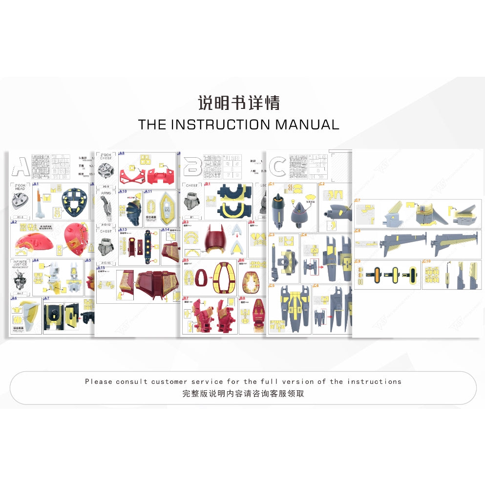 20250722 TAS HG 1/144 Z'GOK Z GOK SEED Freedom ver Pro Masking Tape / Detail Upgrade Parts (Not include kits or model)