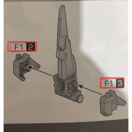 CB HG 22 1/144 Infinite Justice Type 2 butcher spare parts