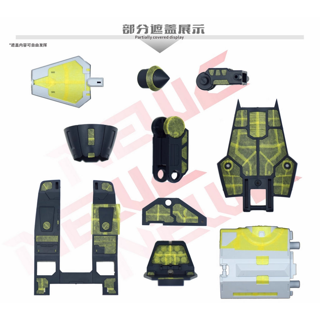 NewC 1/144 EMBEDDED TACTICAL ENFORCER PRO Masking Tape Pre Cut (Kits not included)
