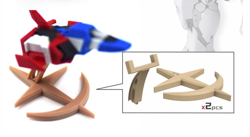 20250722 NewC FAT CAT 1/100 RGU RX-78-2 2.0 Airplane Stand Upgrade Parts (Model not included)