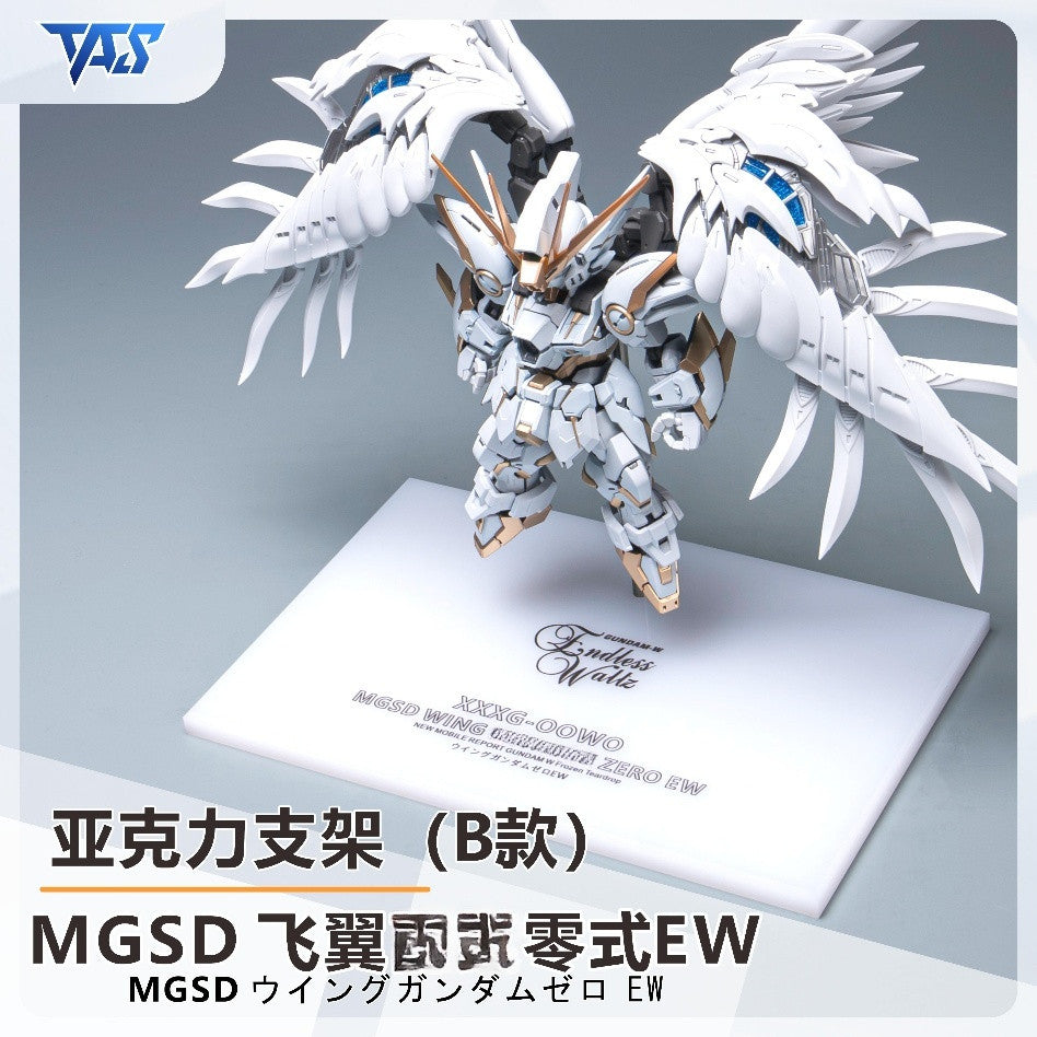 20250722 TAS MGSD Wing Zero EW Acrylic Display Stand (No kits, no model)