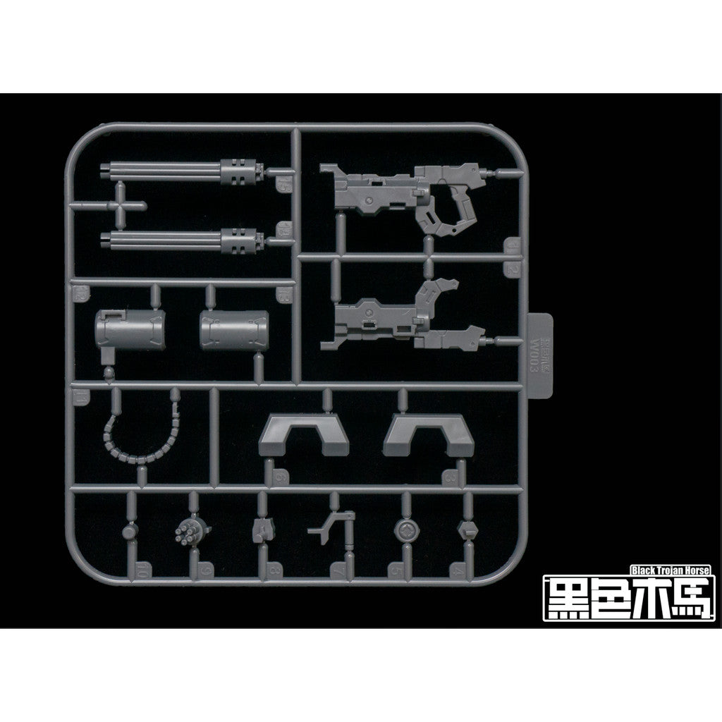 BTH Black Trojan Horse 1/144 Scale Hand-held Upgrade Parts Wea pon Subma chine Grena dier Rif le