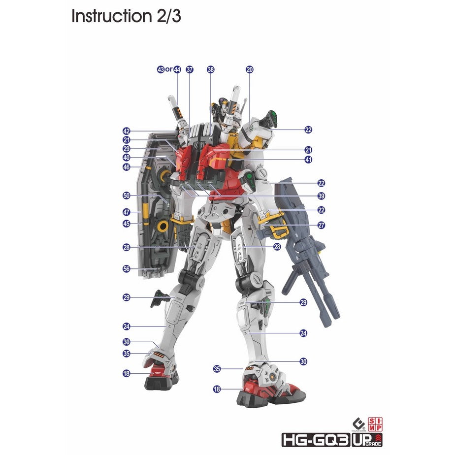 20250721 EVO decal for RX78 HG Red / White GQuuuuuuX Water slide decal (Kits not included) EVOHG044