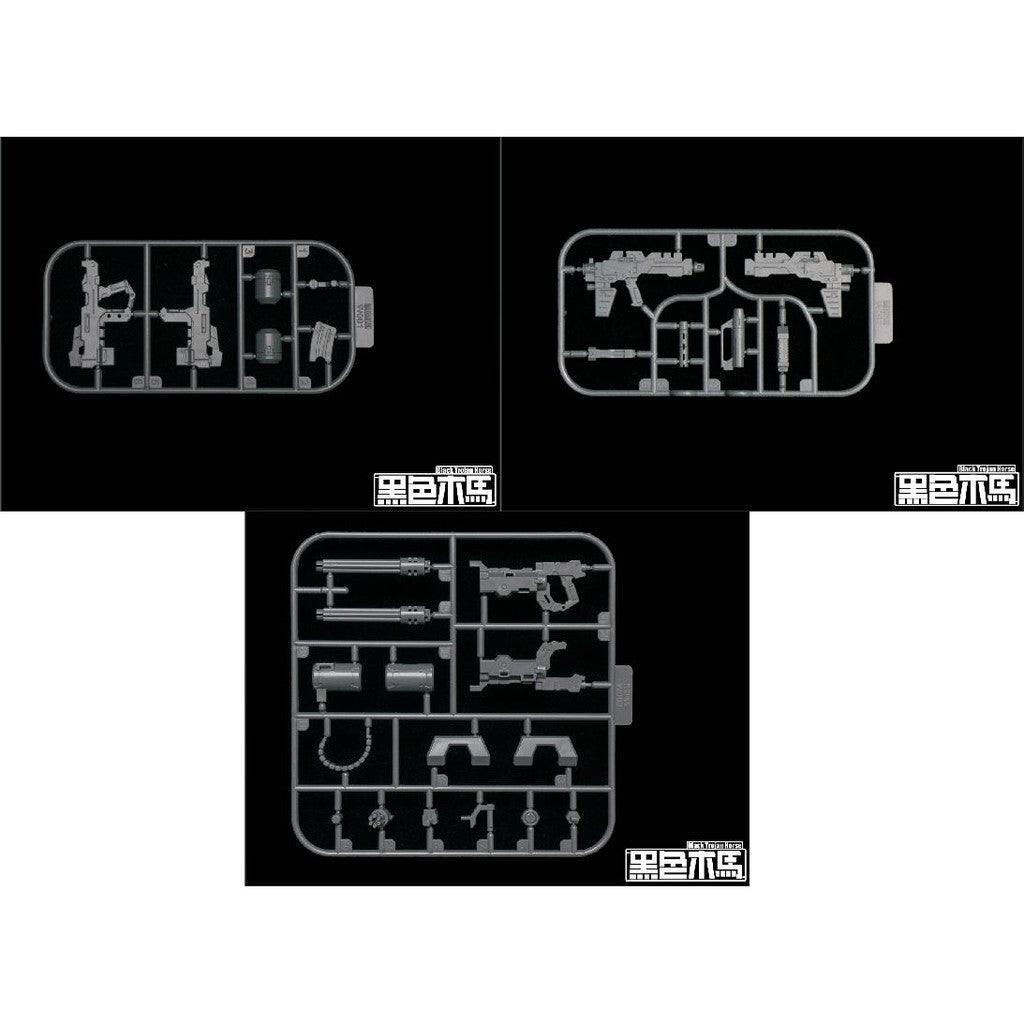 BTH Black Trojan Horse 1/144 Scale Hand-held Upgrade Parts Wea pon Subma chine Grena dier Rif le