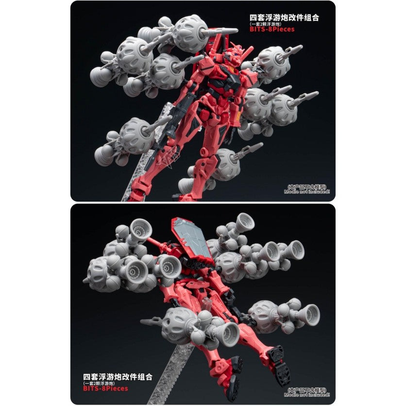 20250722 TAS 3D Print Upgrade Parts Funnel for HG 1/144 Red GQuuuuuuX (Kits not include)