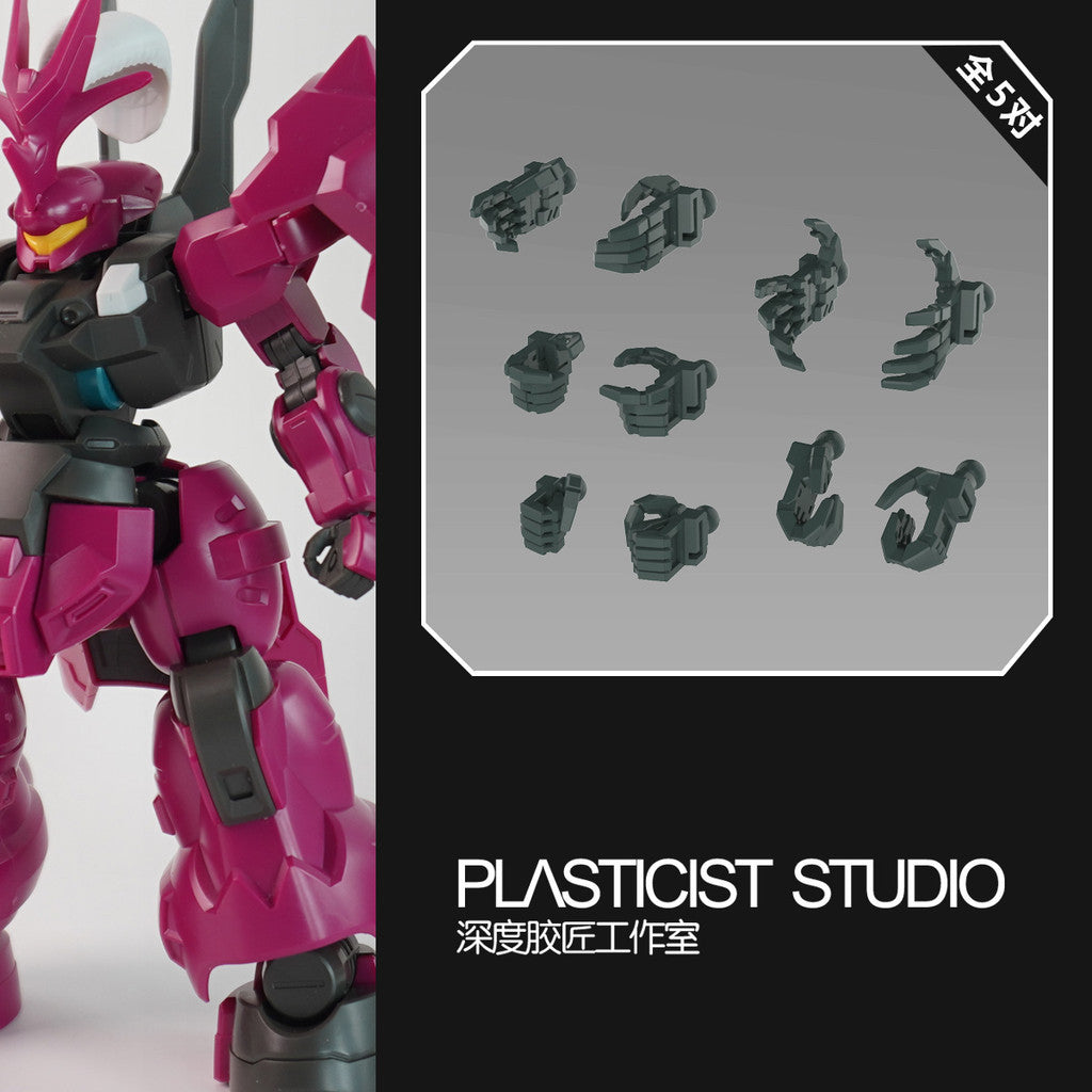 SDJJ Plasticist Studio 3D printing parts for HG 1/144 Darilbalde / Dilanza / Schwarzette  Hands no kits (SDJJ044) (SDJJ045) (SDJJ046)