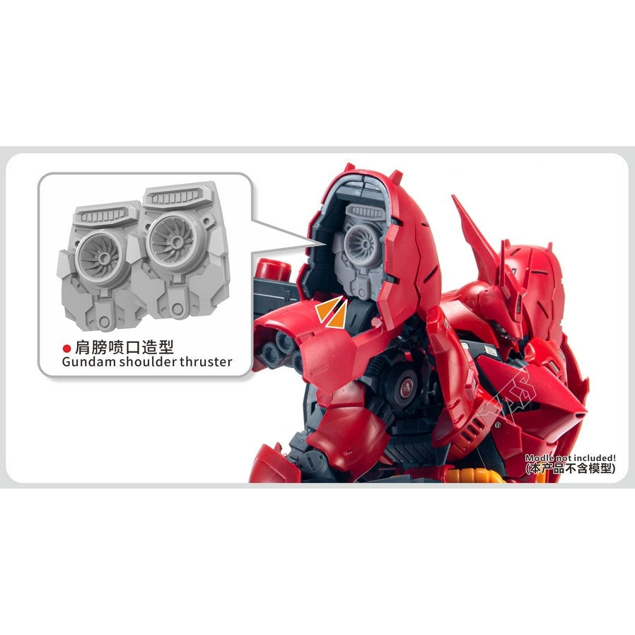 20250722 TAS RG 1/144 SAZABI Model Conversion 3D PRINT Upgrade Parts (Not the kits or model)