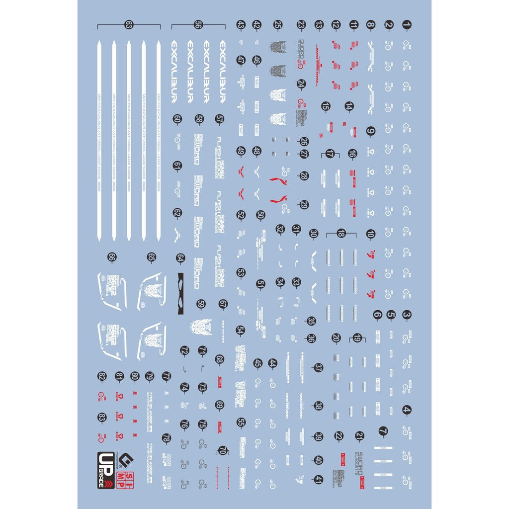 20250721 EVO decal RG 1/144 Sw ord Impulse Spec 2 Water slide decal EVORG050