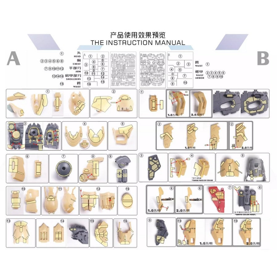 20250722 TAS YJL SAZABI 1.0 / 2.0 GK PRO MASKING PER CUT Tape (Not include kits or model)