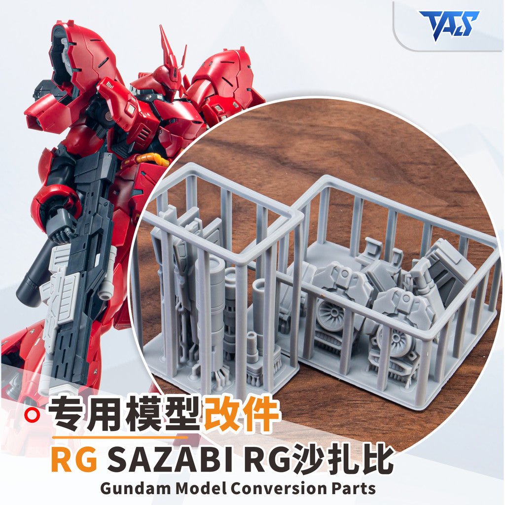20250722 TAS RG 1/144 SAZABI Model Conversion 3D PRINT Upgrade Parts (Not the kits or model)