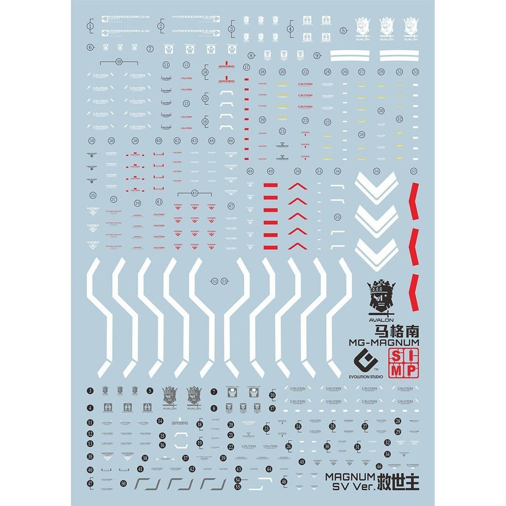 20250721 EVO MG 1/100 AGE-2 Magnum Fluo Water Slide Decal EVOMG055