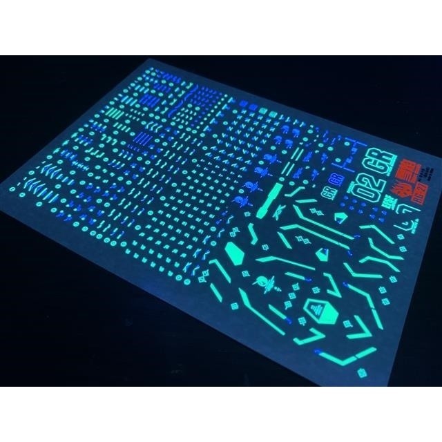 20250722 XUEYAN XY / SNOW FLAME RG Banshee Ver.Final Battle Green Fluorescence Water slide decal