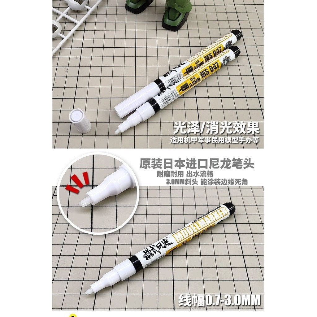 M.S. MOSHI Tool MS047 Model Transparent Glossy/Matte Protective Paint Coloring Pen Marker Pen