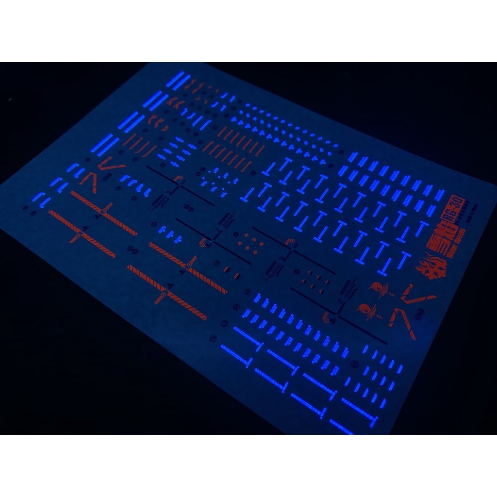 20250722 XUEYAN XY / SNOW FLAME RG Full Armor Unicorn Fluorescence Water slide decal