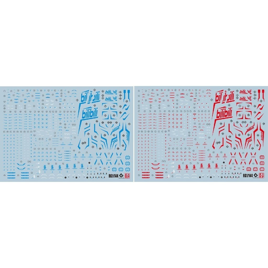 20250721 EVO PB RG 1/144 Unicorn 03 Phenex NT Fluo Water Slide Decal EVO100