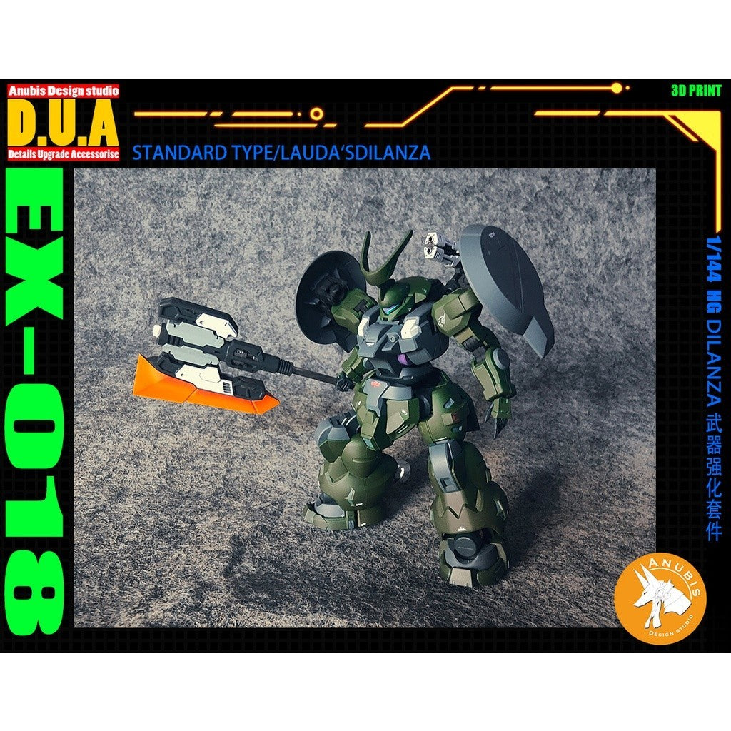 ANUBIS 3D print detail upgrade parts EX018 HG standard type LAUDA'S DILANZA 3d Print detail parts no kits