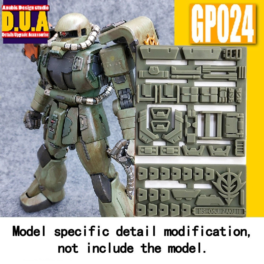 ANUBIS 3D print detail upgrade parts GP001-050 (GP series) MG HG RG no kits