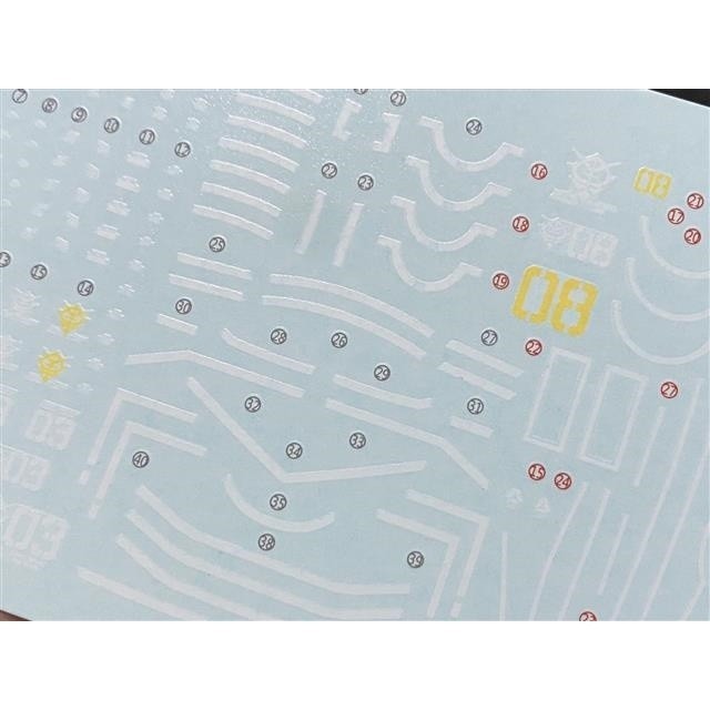 20250722 XUEYAN XY / SNOW FLAME HG 10 GTO WAFF+ZAKU 1 Fluorescence High-Accuracy Water slide decal