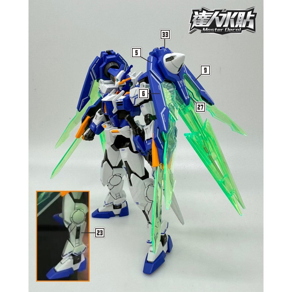 MASTER H038 HGBM 00 DIVER 1/144 Water Slide Decal Collectibles
