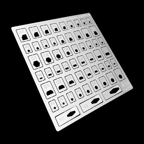 Alexen AJ0096 AJ0097 Model Tool Flat/Folding Detail Modification Auxiliary Engraving Ruler