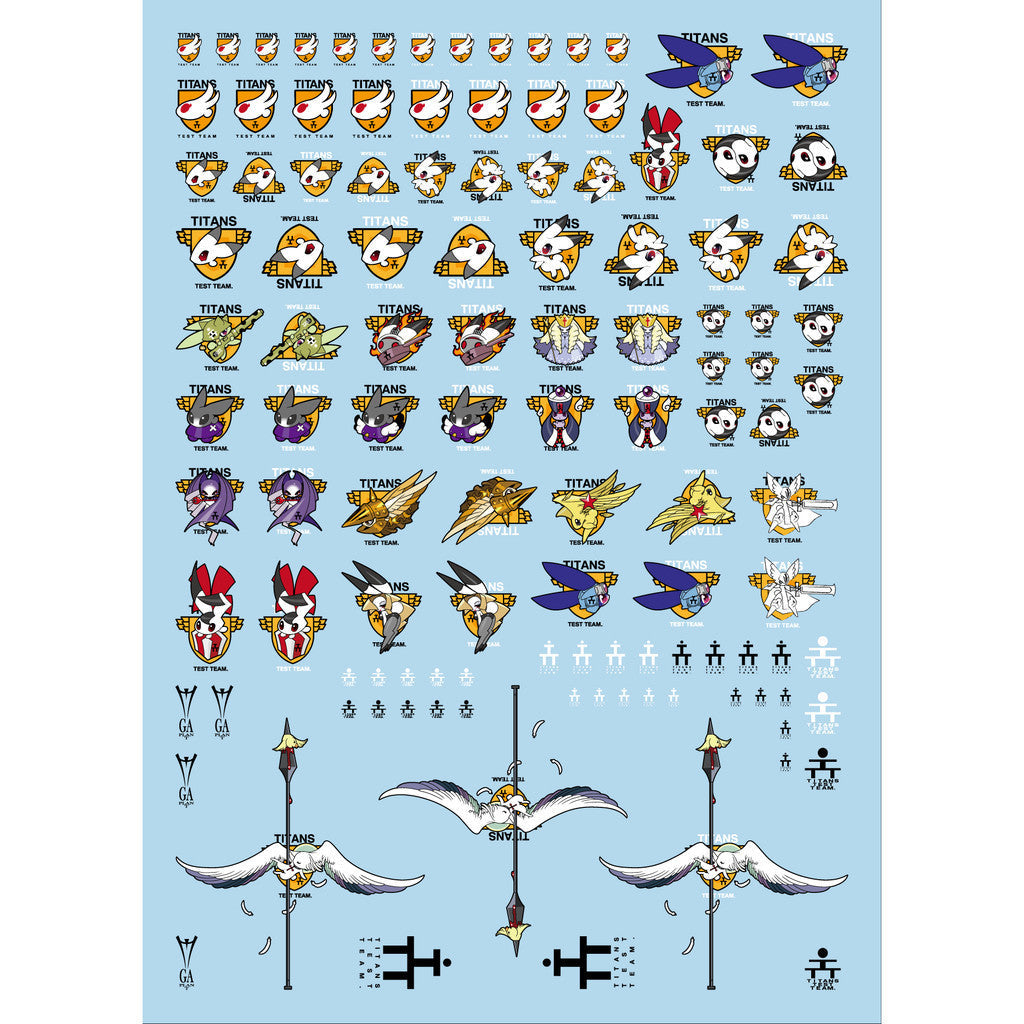 Transamsphere TRS AOZ The Flag of Titans General Use Sign Water Slide Decal TRSTYTU006A TRSTYTU006B TRSTYTU006C
