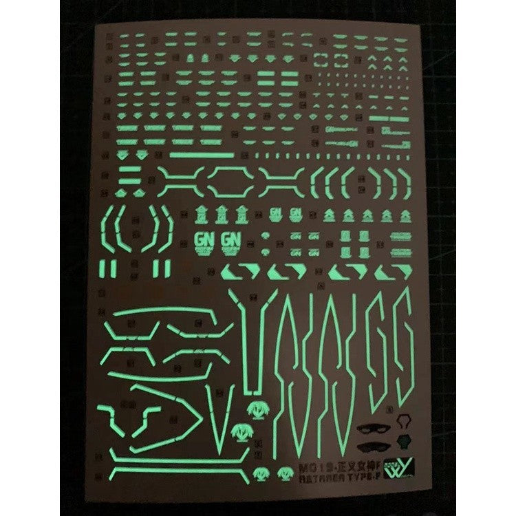 LANYU Water slide decal for MG 1/100 Astrea F  (Luminous+Fluorescent)