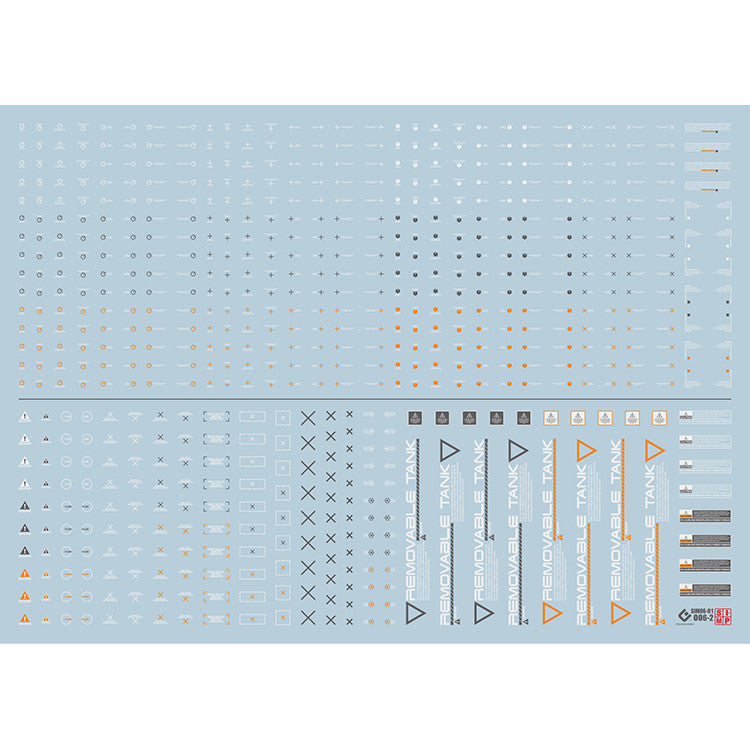 20250721 EVO NC06 1/100 1/144 HIQ Warning Water Slide Decal EVO100