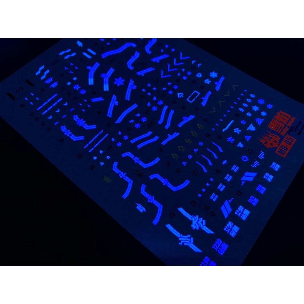 20250722 XUEYAN XY / SNOW FLAME MD-05 Asra Ninja A01 (AO1) Fluorescence High-Accuracys Water slide decal