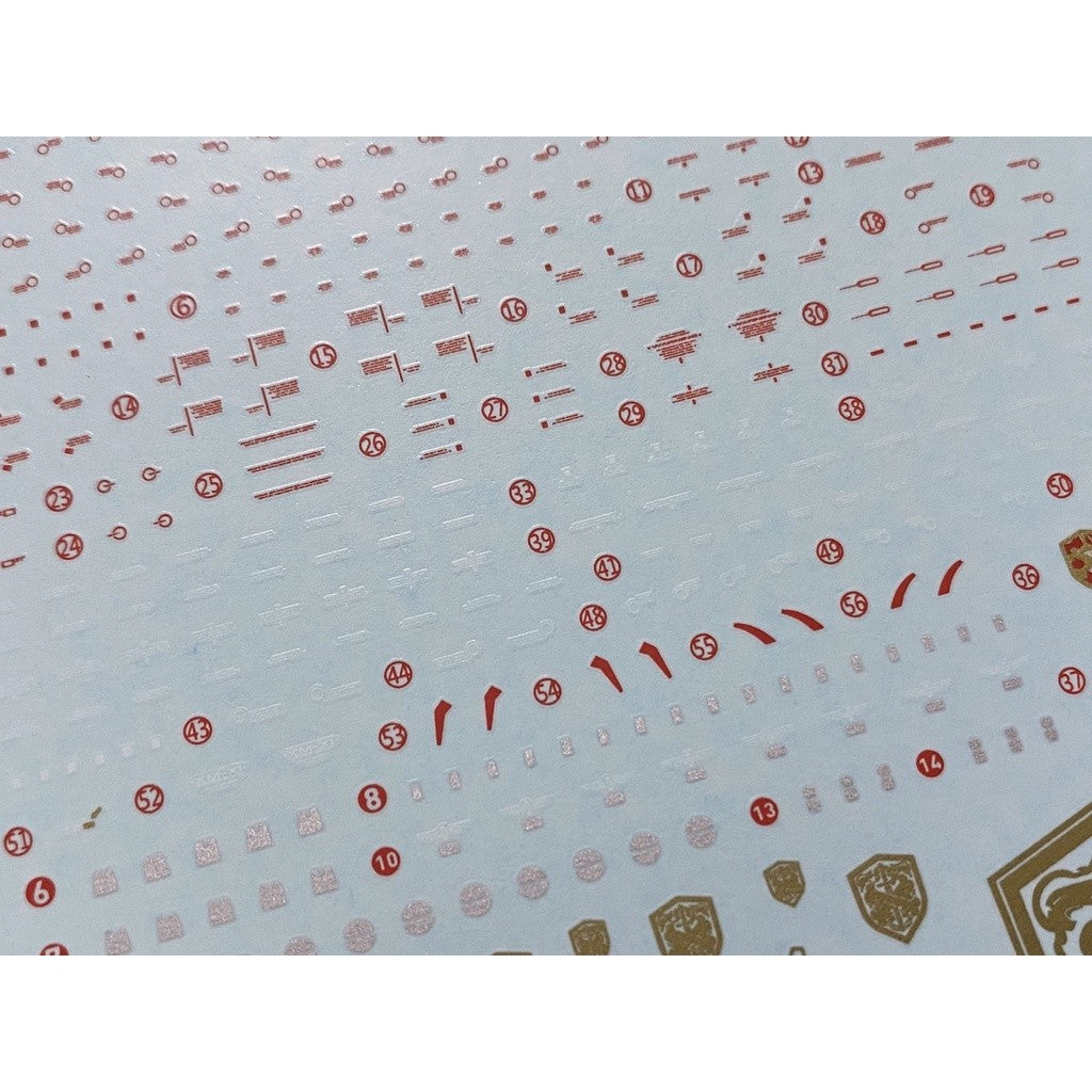 20250722 XUEYAN XY / SNOW FLAME RG 31 Crossbone X1 Fluorescence Water slide decal