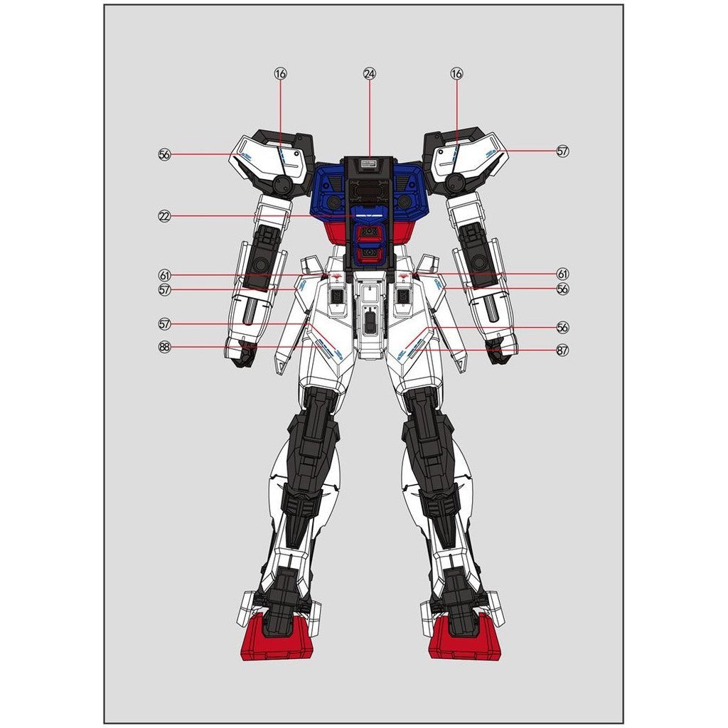 1010 Water Slide Decal MG 1/100 MB GAT-X105 Strike Swor d Launcher Series 1010MG022