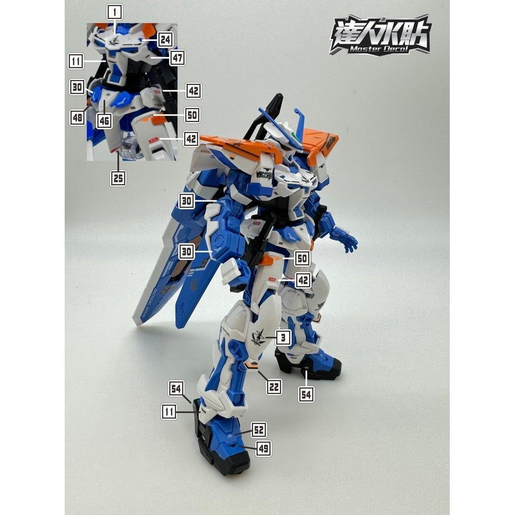 MASTER Water Slide Decal H020 HG 1/144 Astray Blue Frame L/D SEED Fluo Type Collectibles