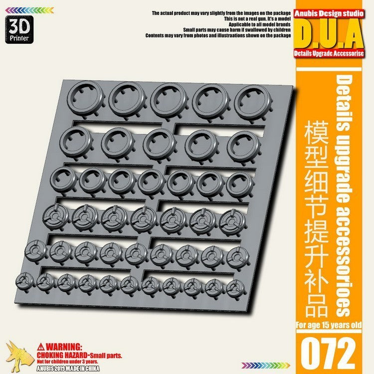 ANUBIS 3D print detail upgrade parts DUA061-110 details upgrade accessories Active shaft Heat sink Oil pipe Outer armor no kits