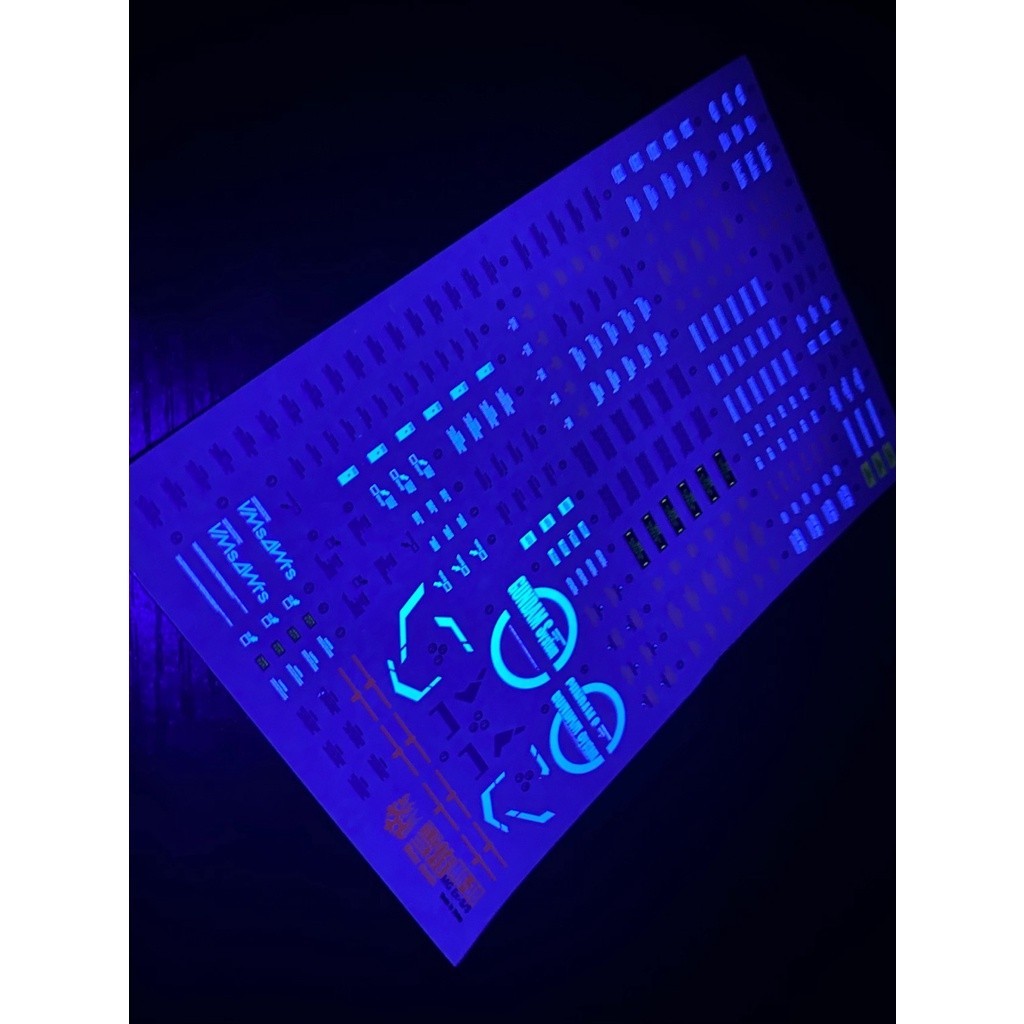 20250722 XUEYAN XY / SNOW FLAME MG 1/100 EX-S/S  Ver1.5    Fluorescence Water slide decal