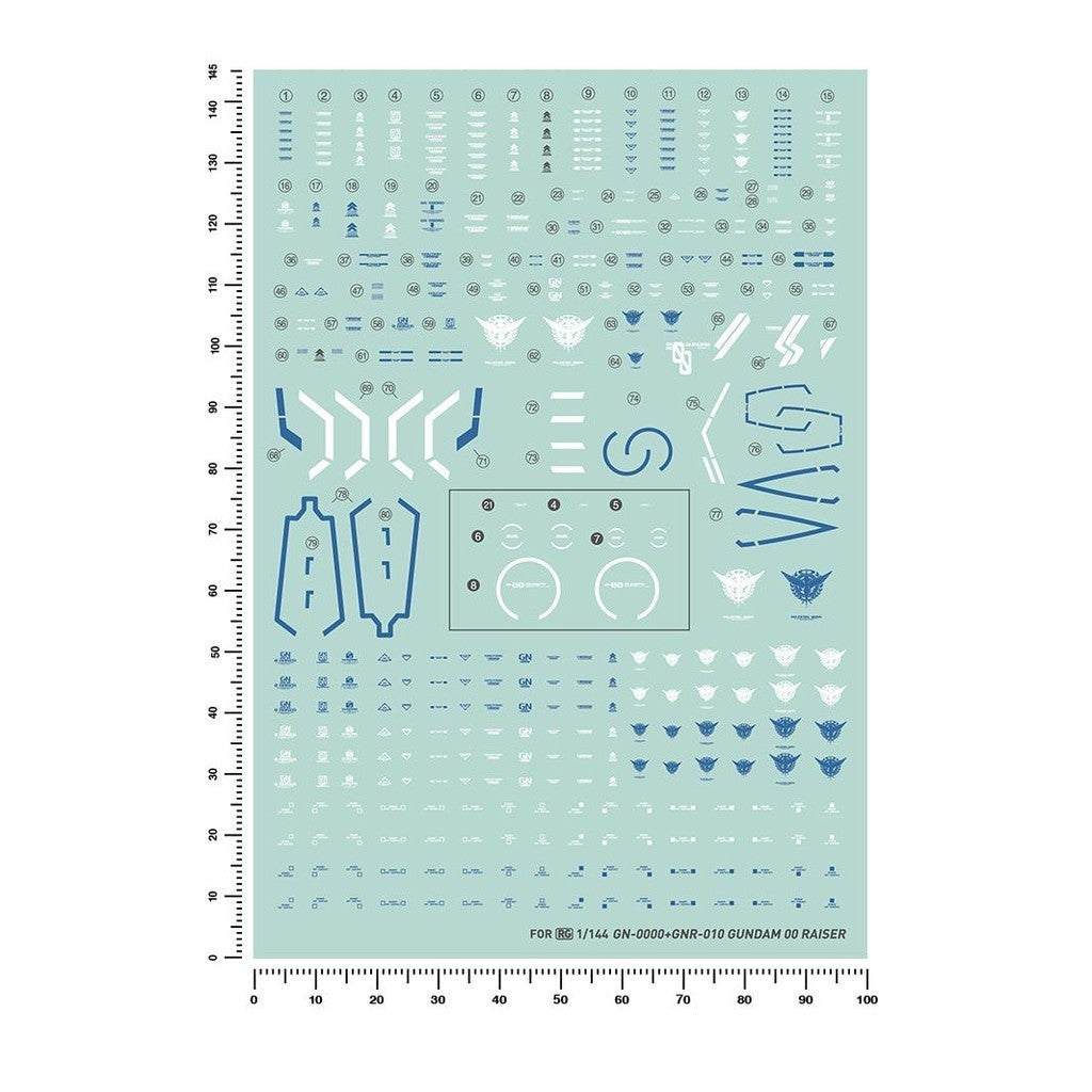 20250722 Artisan's Club RG 1/144 OOR 00r 00 RAISER Water Slide Decal