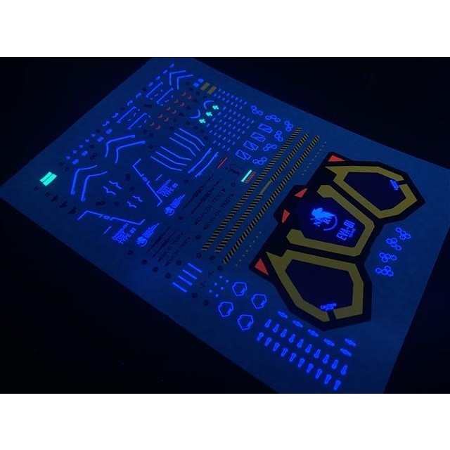 20250722 XUEYAN XY / SNOW FLAME RG 1/144 EVA-01  Fluorescences Water slide decal